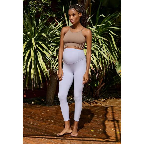 NEW Free People Hatch Maternity Never Better High Waist Legging Orchid - Picture 1 of 14